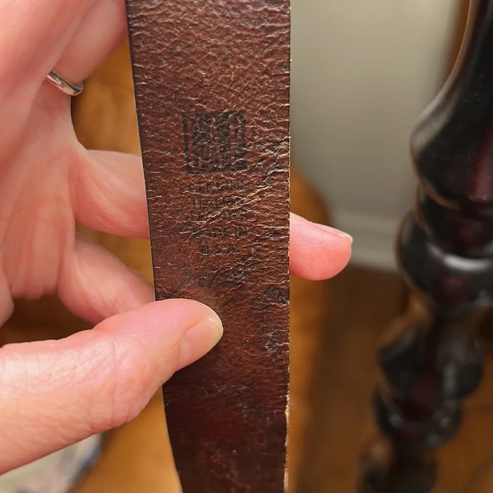 Gap Kids Genuine Italian Leather Brown Belt